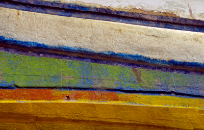 painted mexican boat